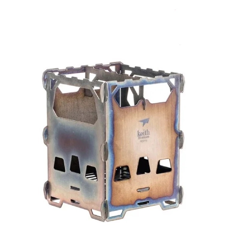 Keith Titanium Bếp Cắm Trại Củi Xếp Gọn