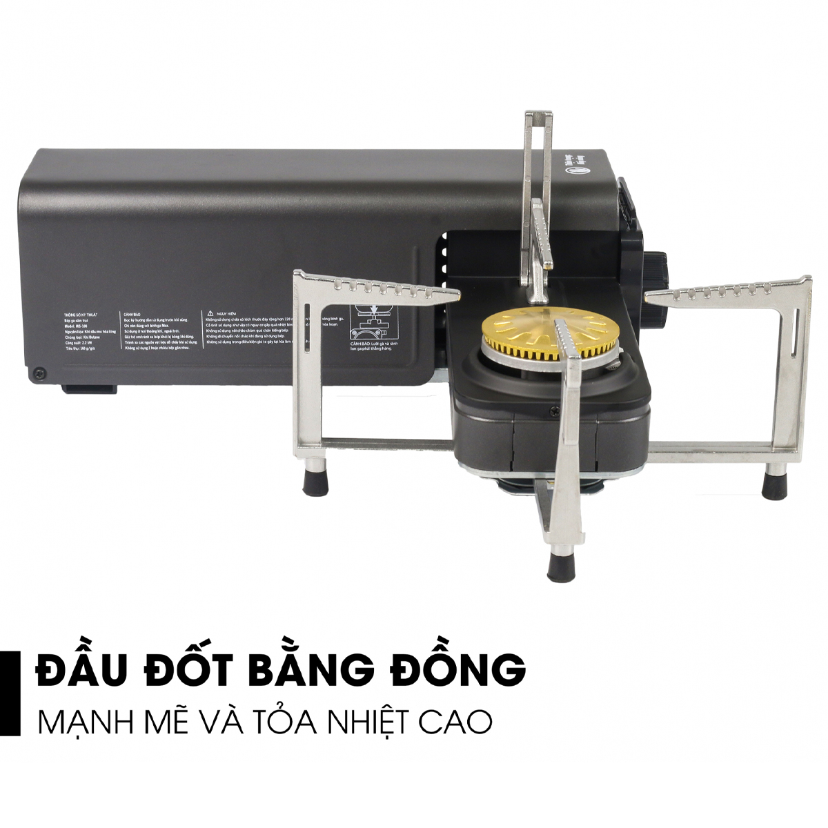 Bếp gas dã ngoại gấp gọn Maxsun MS-100