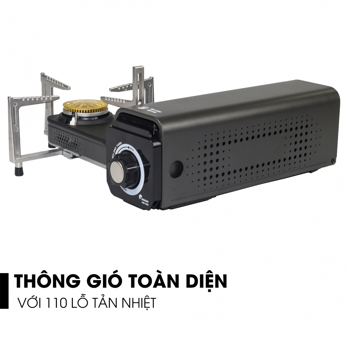 Bếp gas dã ngoại gấp gọn Maxsun MS-100