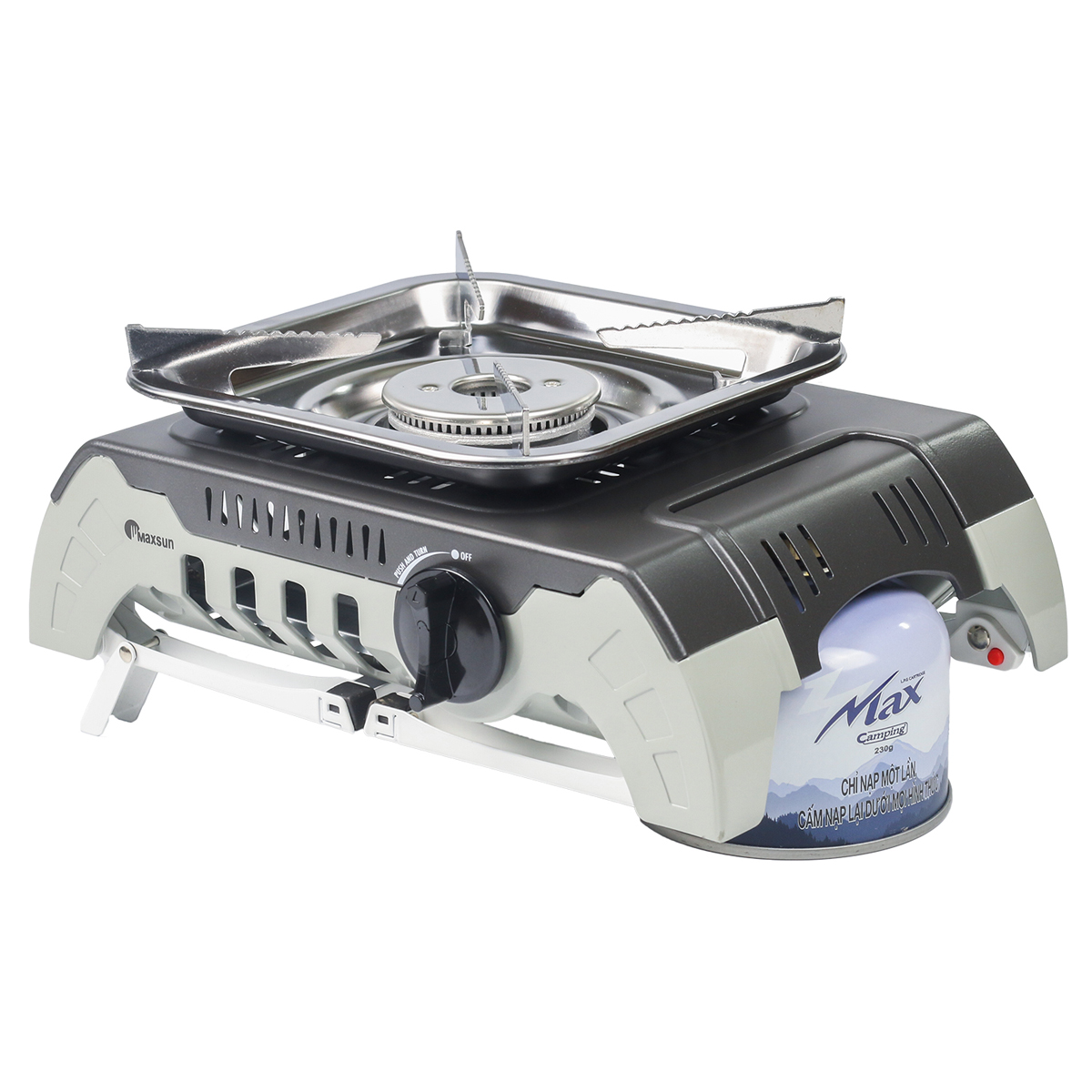 Maxsun MS-200DF Bếp Gas Cắm Trại Gấp Gọn