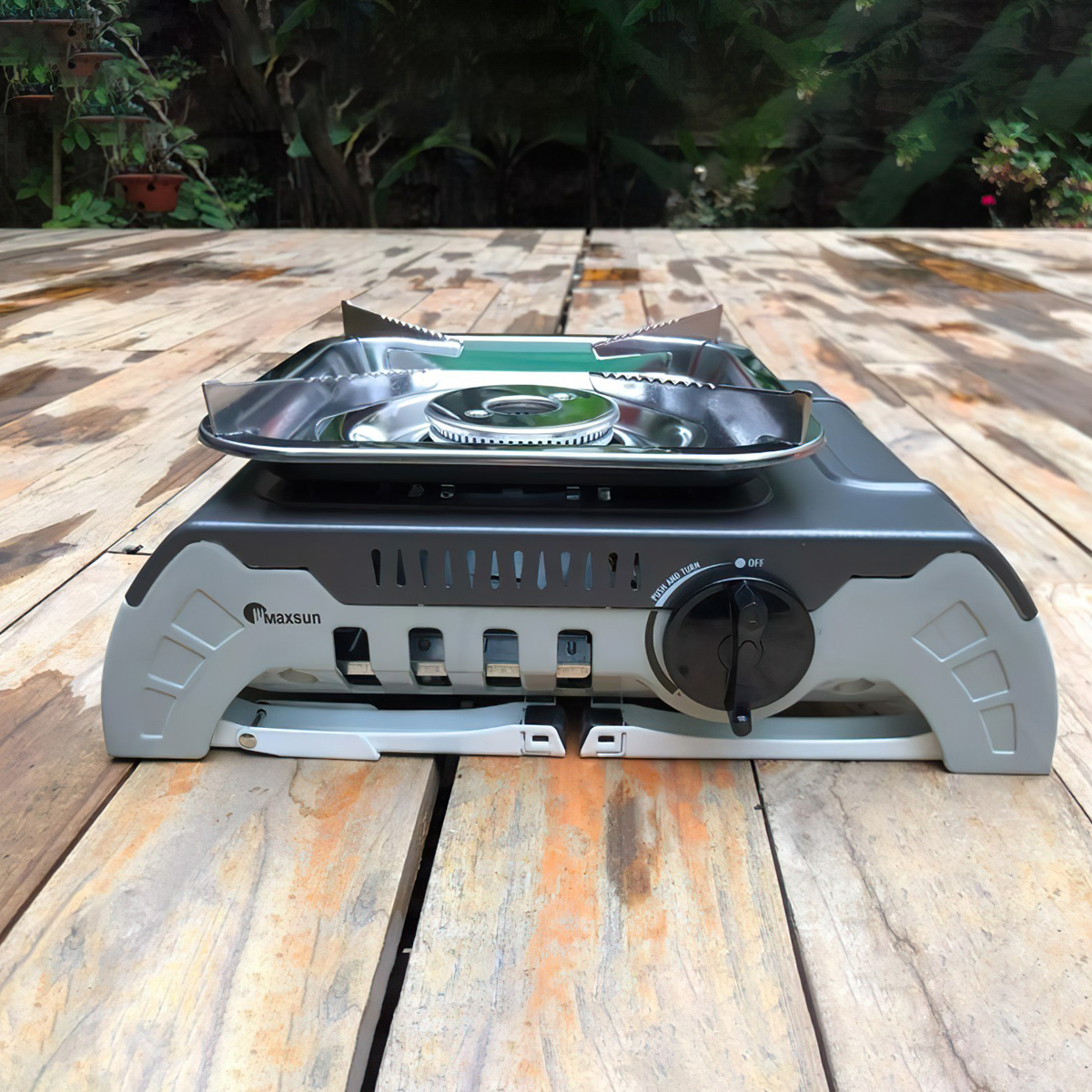 Maxsun MS-200DF Bếp Gas Cắm Trại Gấp Gọn