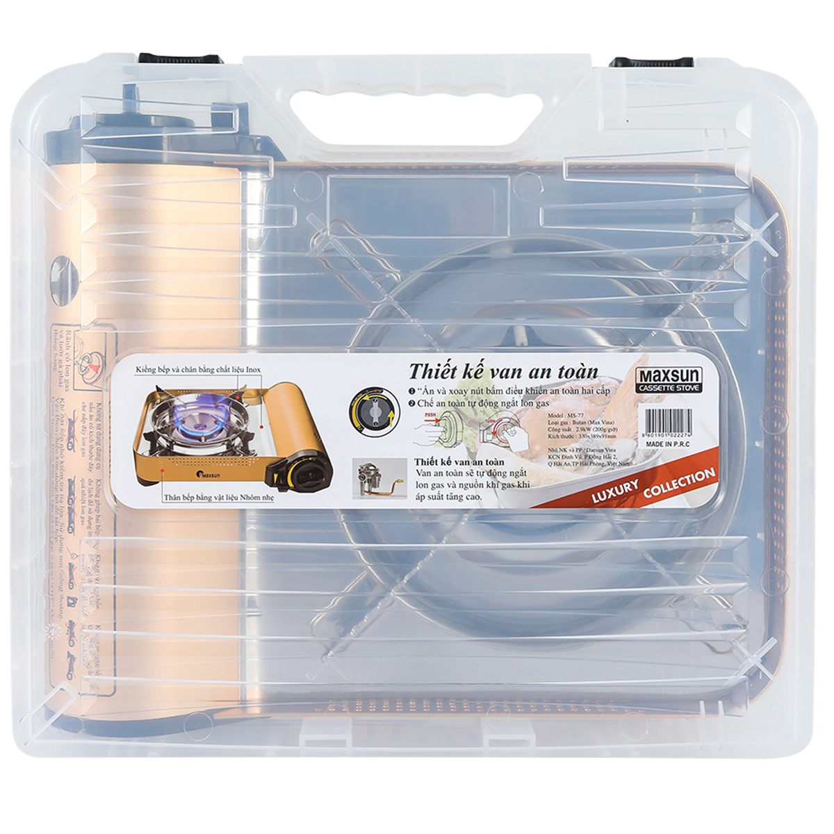 Maxsun MS-77 Bếp Ga Cắm Trại Mini