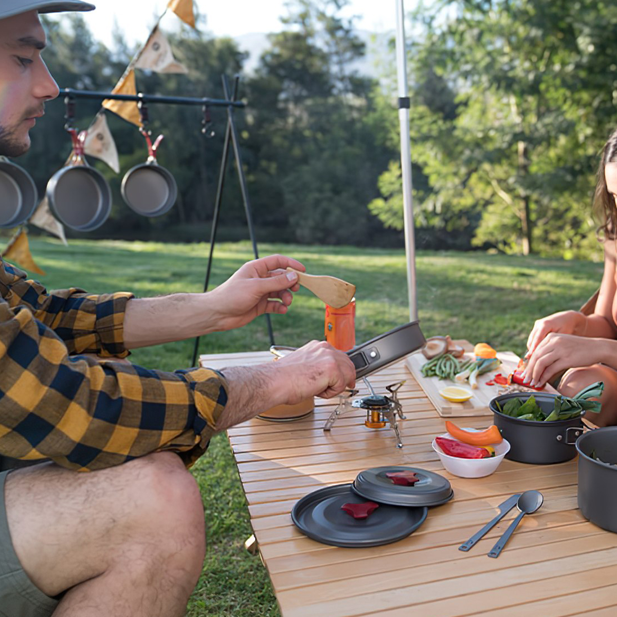 Naturehike Bếp Ga Dã Ngoại Xếp Gọn Folding Camping Stove