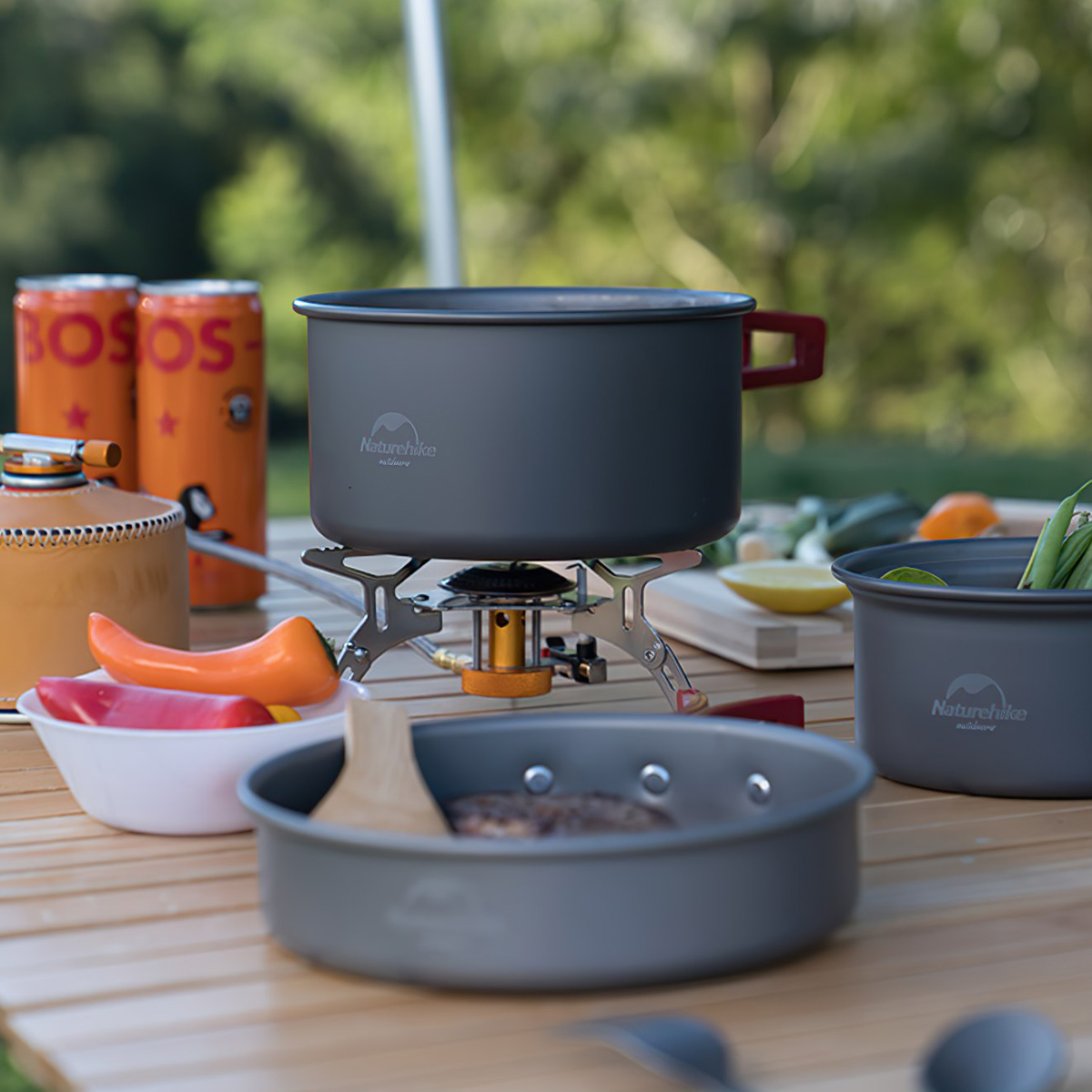 Naturehike Bếp Ga Dã Ngoại Xếp Gọn Folding Camping Stove