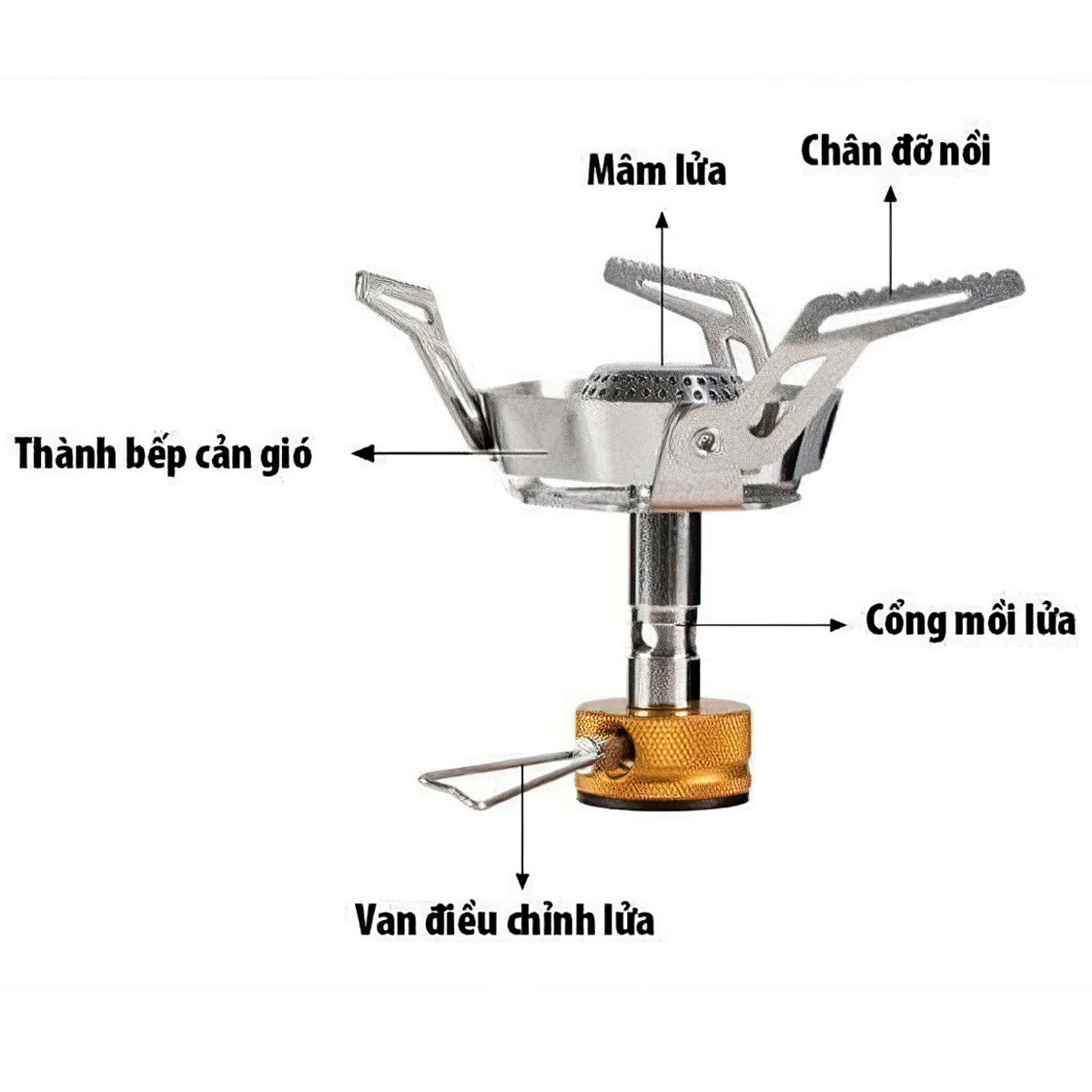 Bếp Ga Cắm Trại Gấp Gọn Fire Maple FMS-126