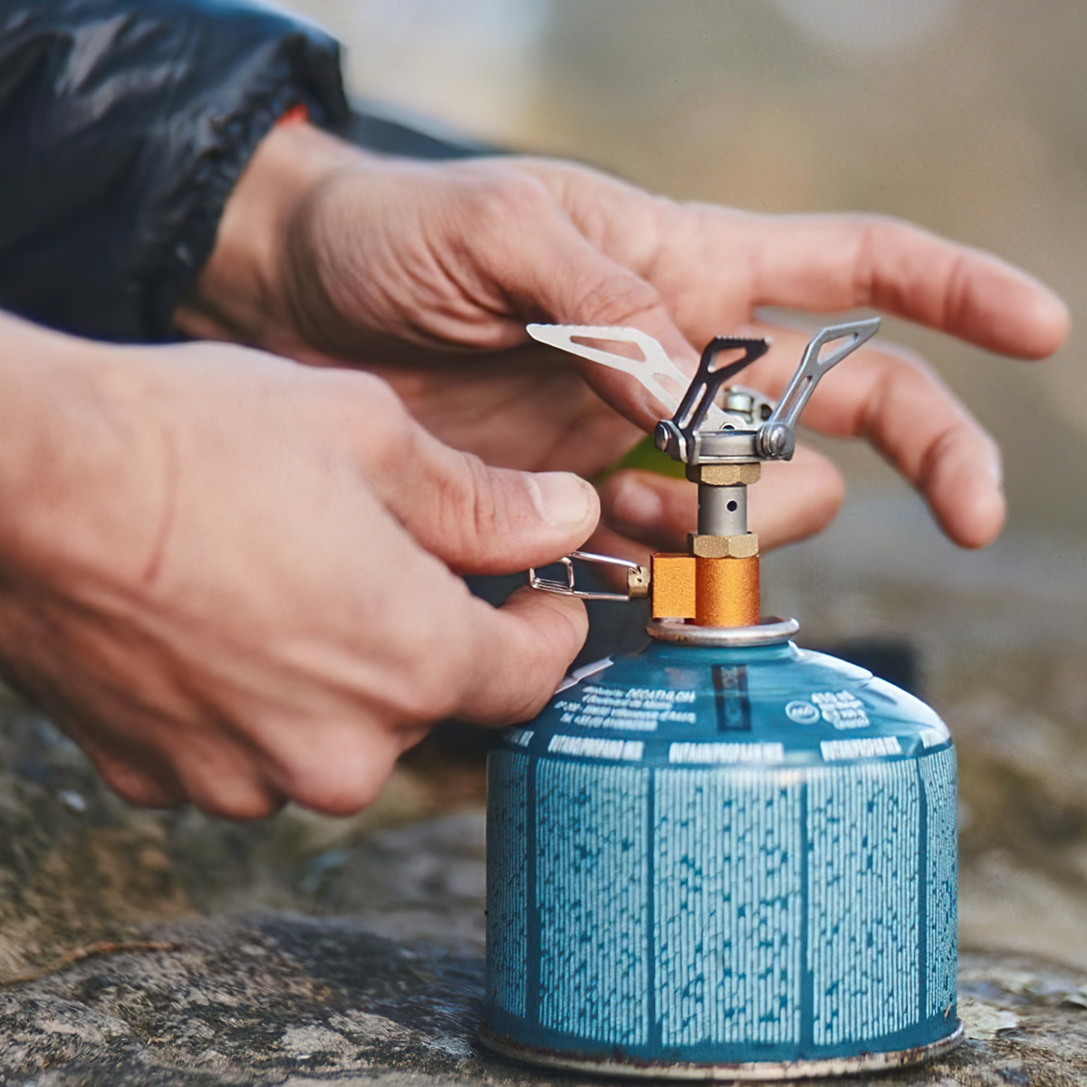 Bếp Ga Gấp Gọn Cắm Trại Titanium Siêu Nhẹ Fire Maple FMS-300T