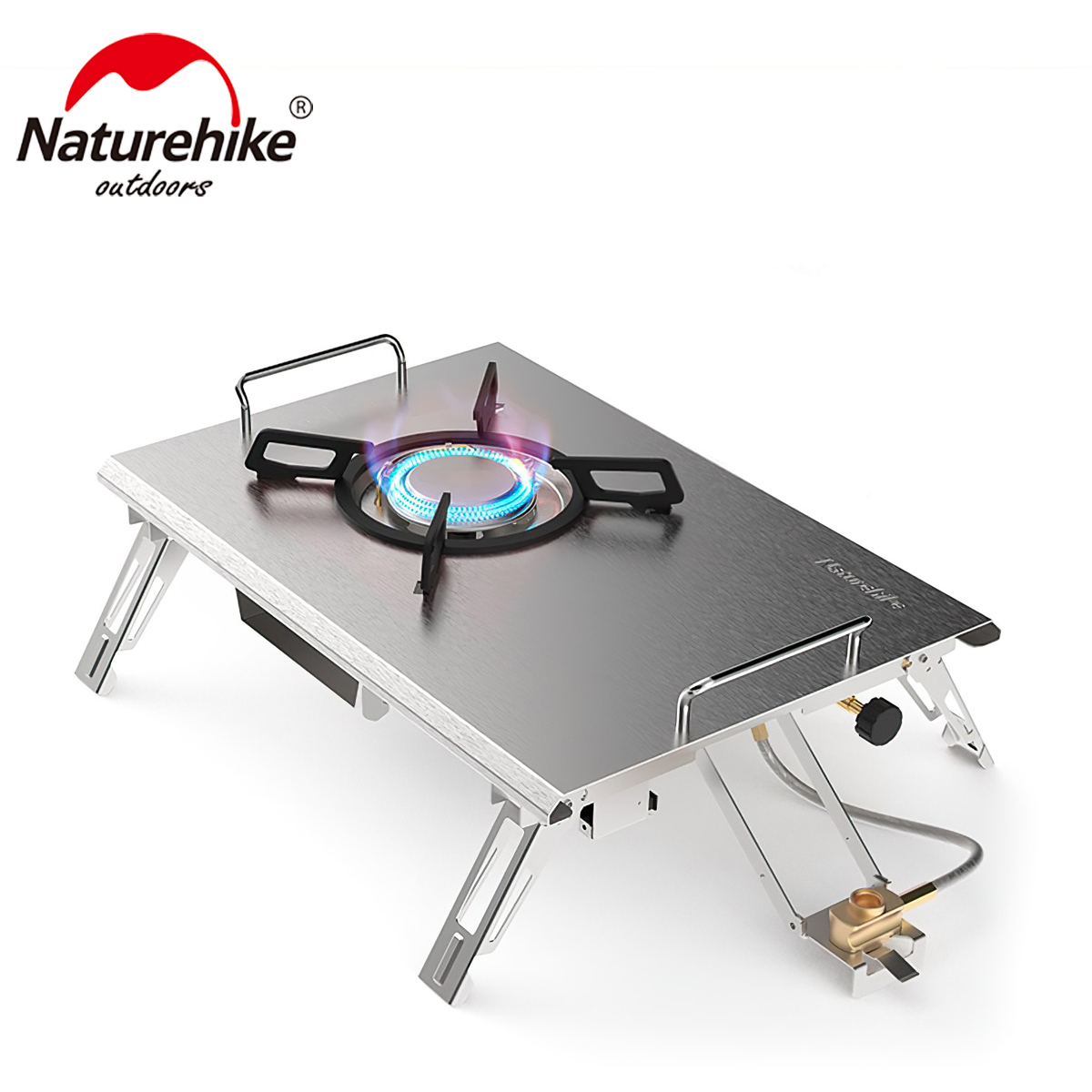 Bếp Ga Glamping Để Bàn Naturehike G01 Tabletop Folding Single Head Gas Furnace