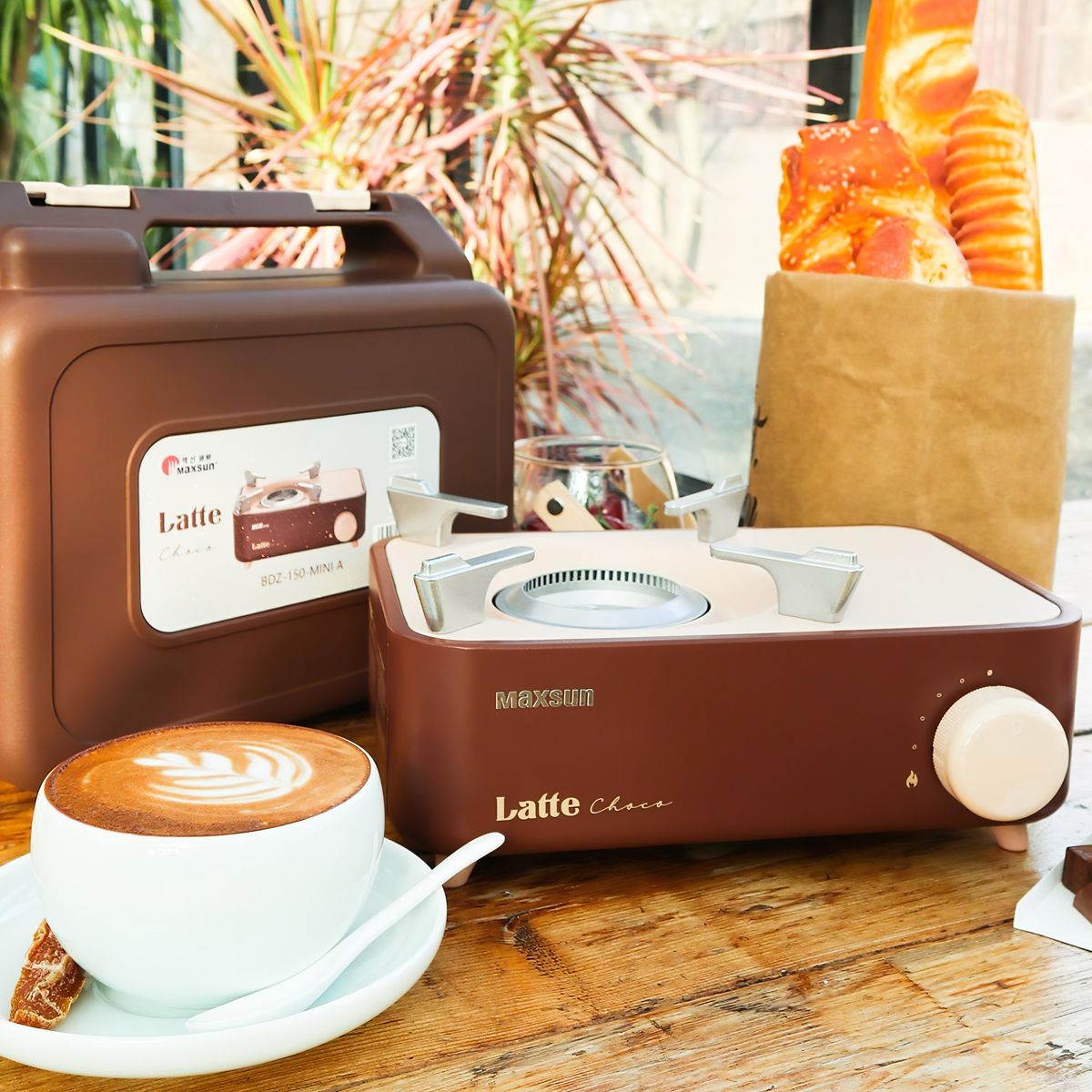 Maxsun Latte Bếp Ga Mini Cắm Trại