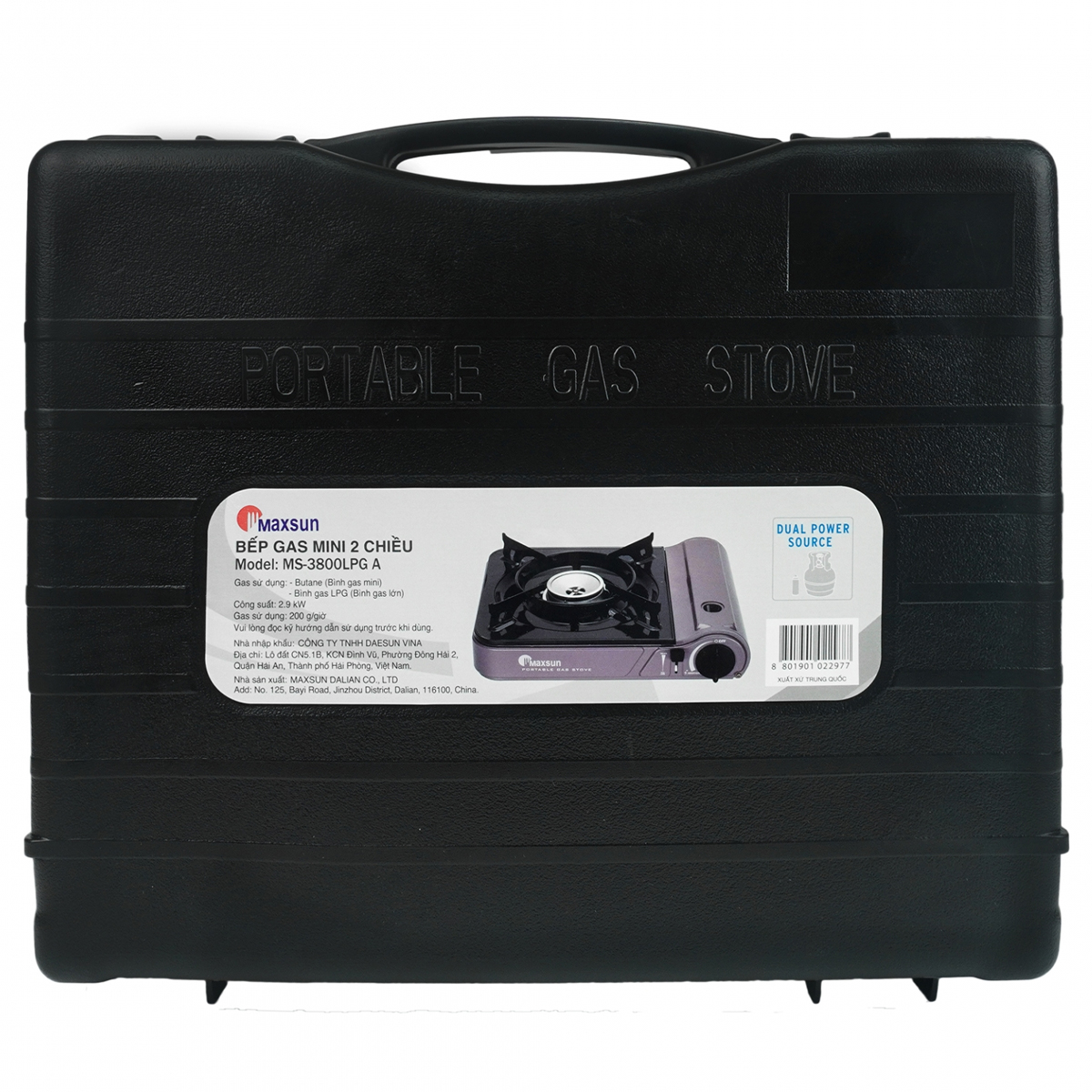 Maxsun MS-3800LPG A Bếp Ga Mini Cắm Trại