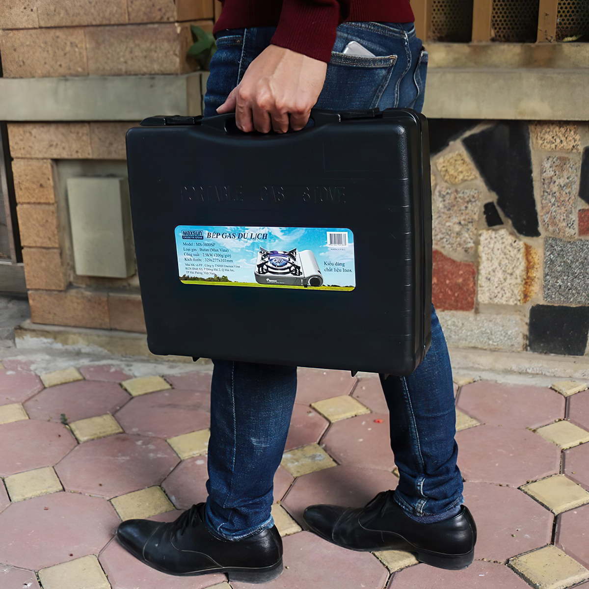 Maxsun MS-3800SP Bếp Ga Mini Cắm Trại