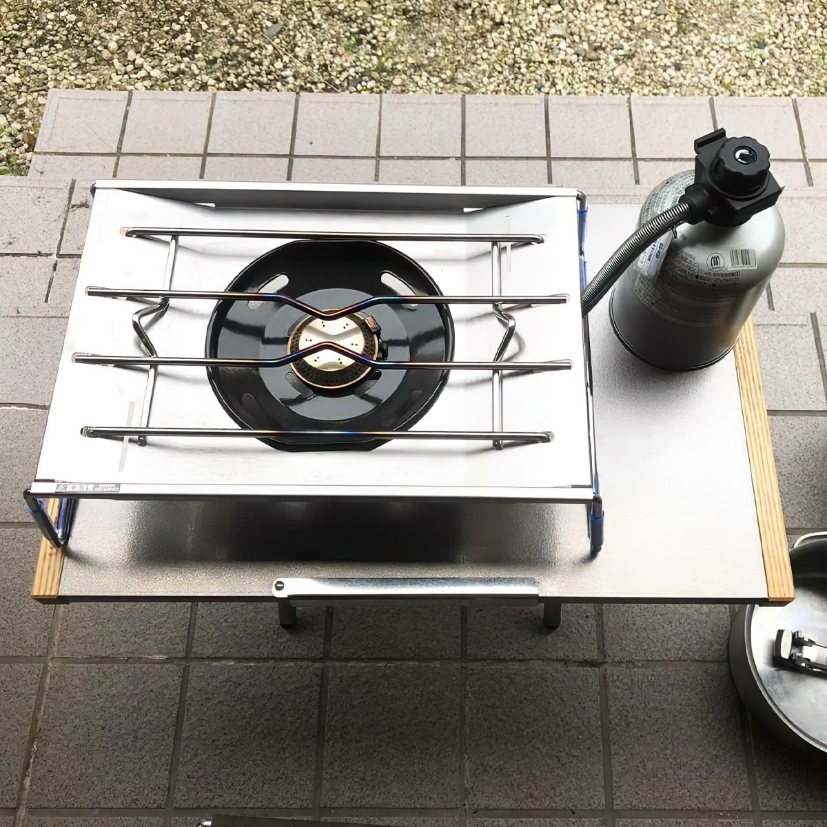 Bếp Gas Cắm Trại Du Lịch Snowpeak Flat Burner