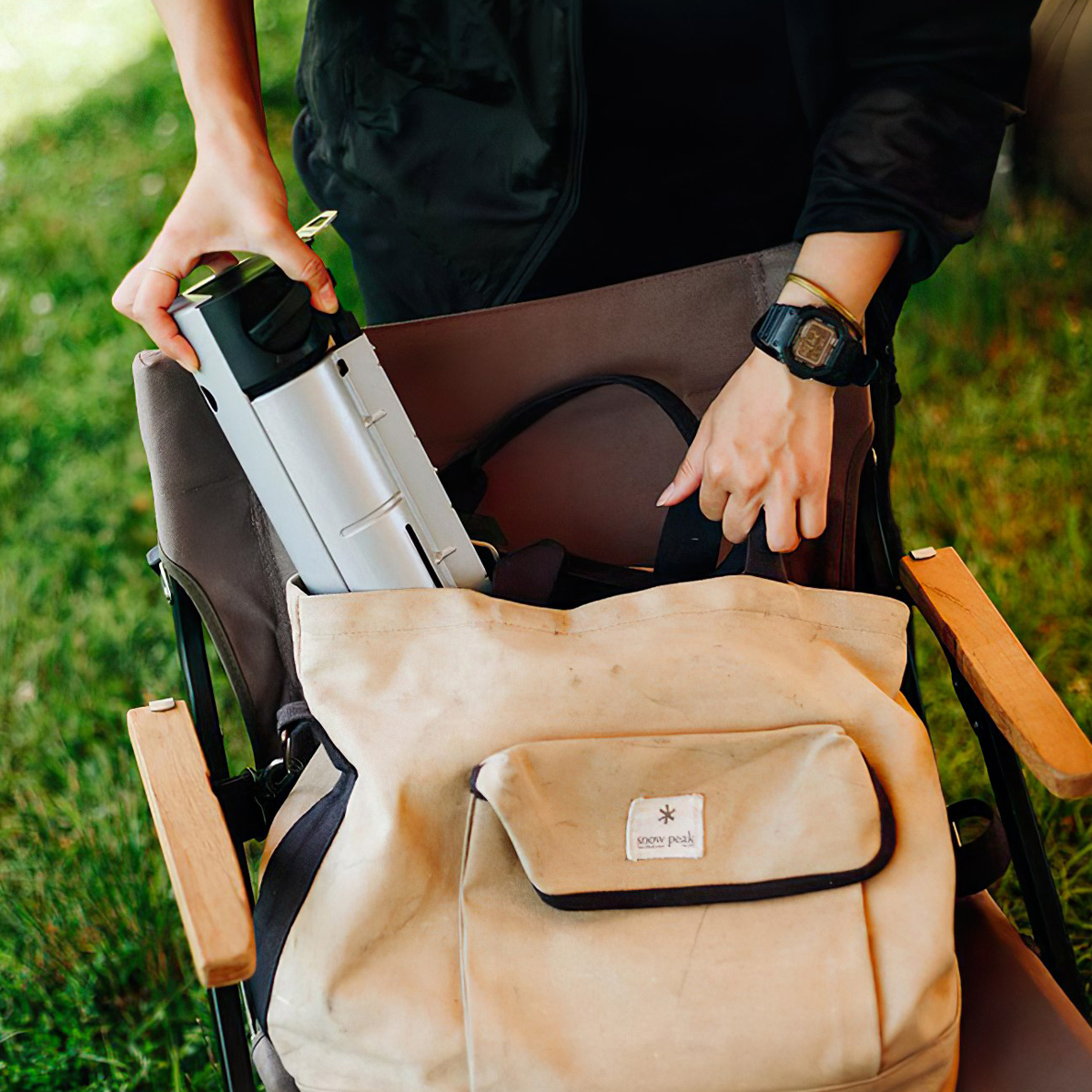 Bếp Gas Cắm Trại Du Lịch Snowpeak Home & Camp Burner