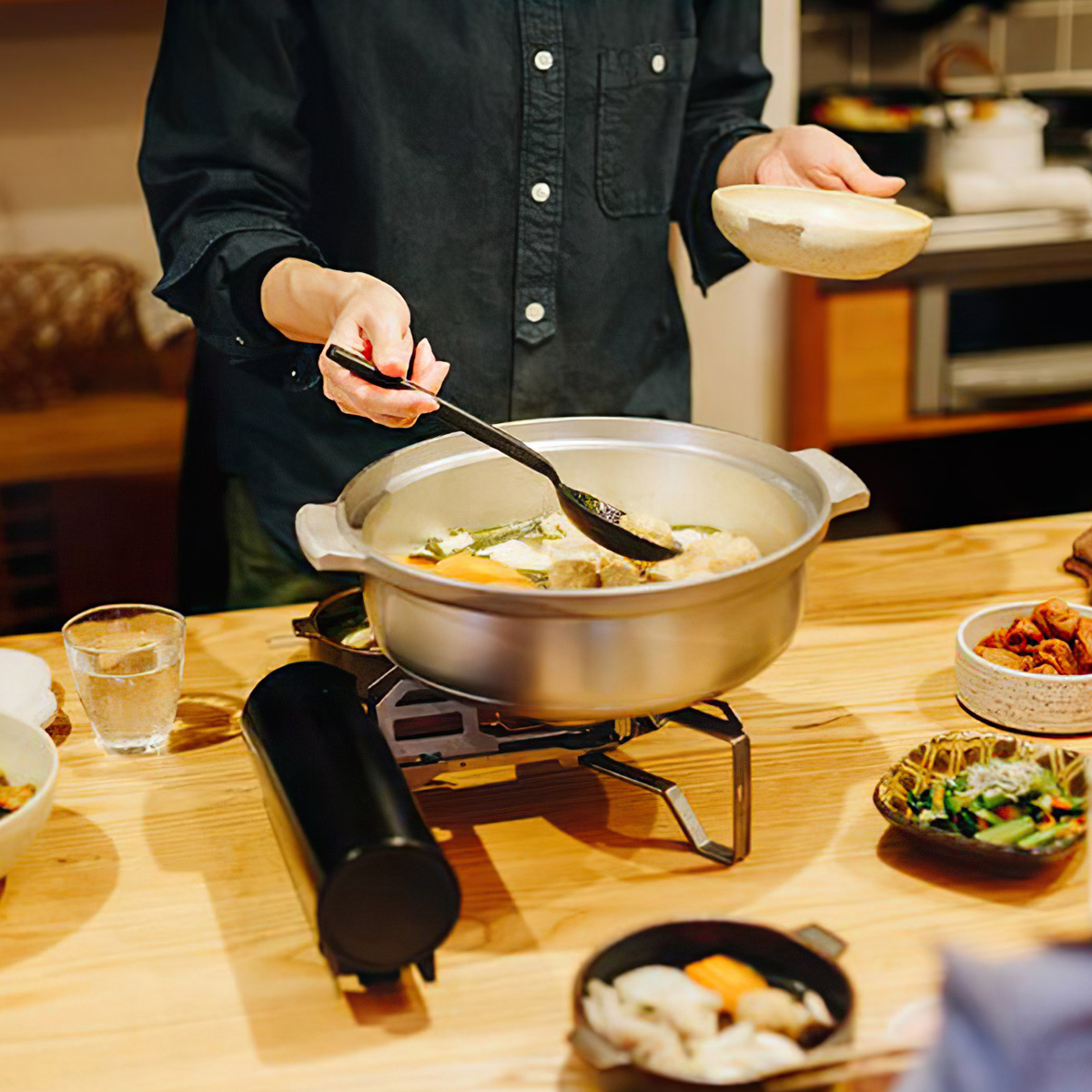 Bếp Gas Cắm Trại Du Lịch Snowpeak Home & Camp Burner