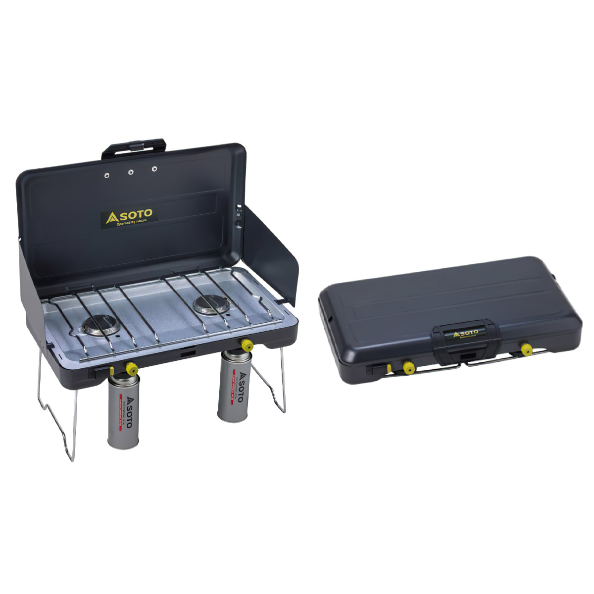 Bếp Gas Cắm Trại Du Lịch Soto High Power 2 Burner