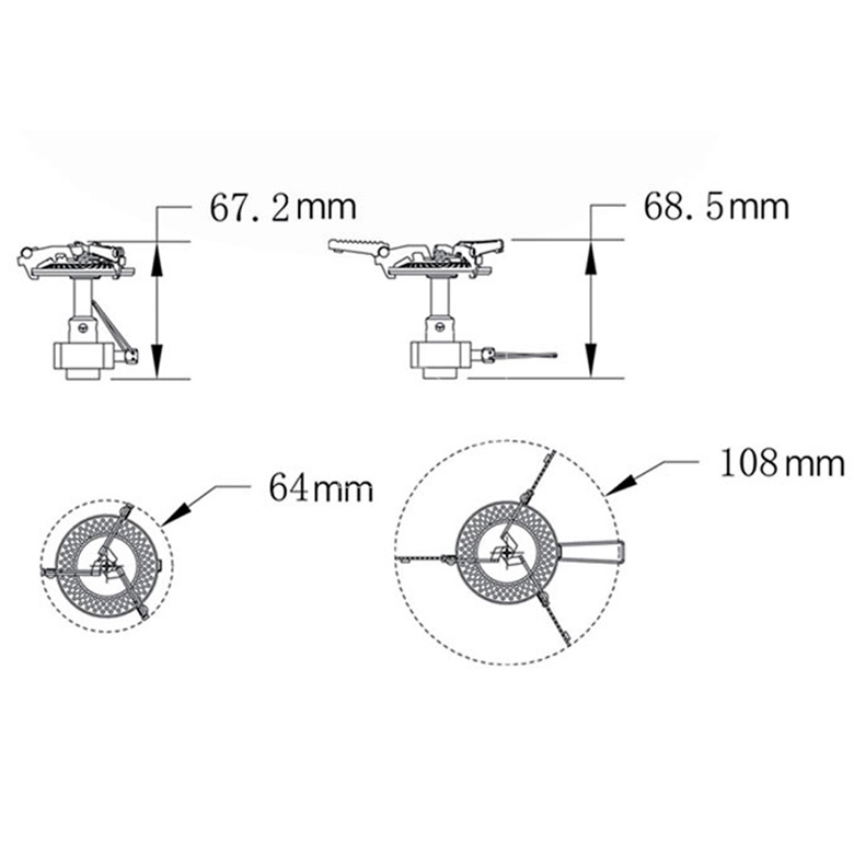 Fire-Maple FMS 116 Bếp Gas Dã Ngoại