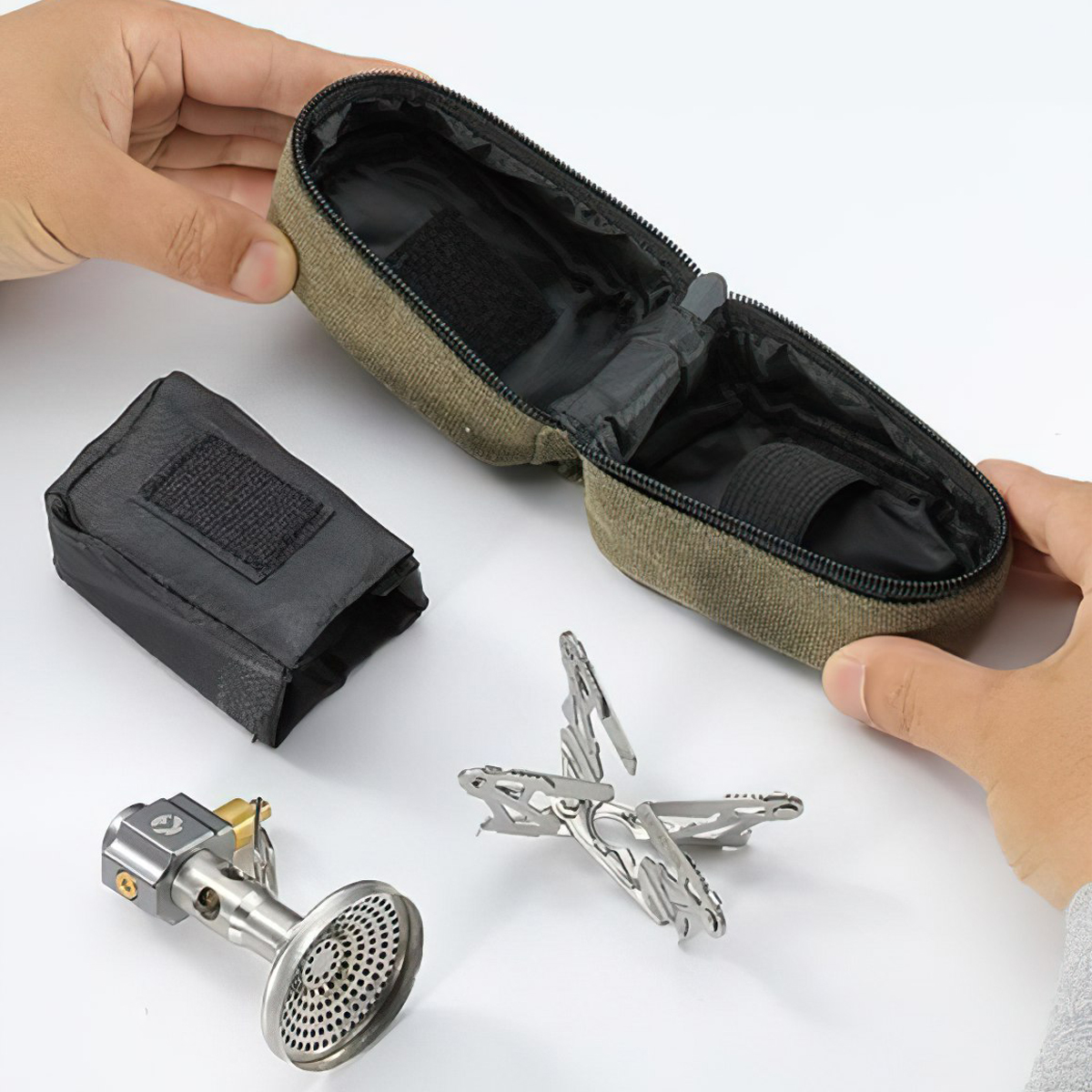 Campingmoon XD-2-NE Bếp Gas Dã Ngoại Xếp Gọn  3.300W (Có Túi Đựng)