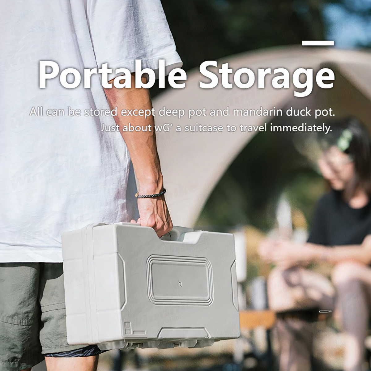 Bếp Gas Và Bộ Nồi Lẩu Nướng Mang Đi Cắm Trại dã ngoại Naturehike