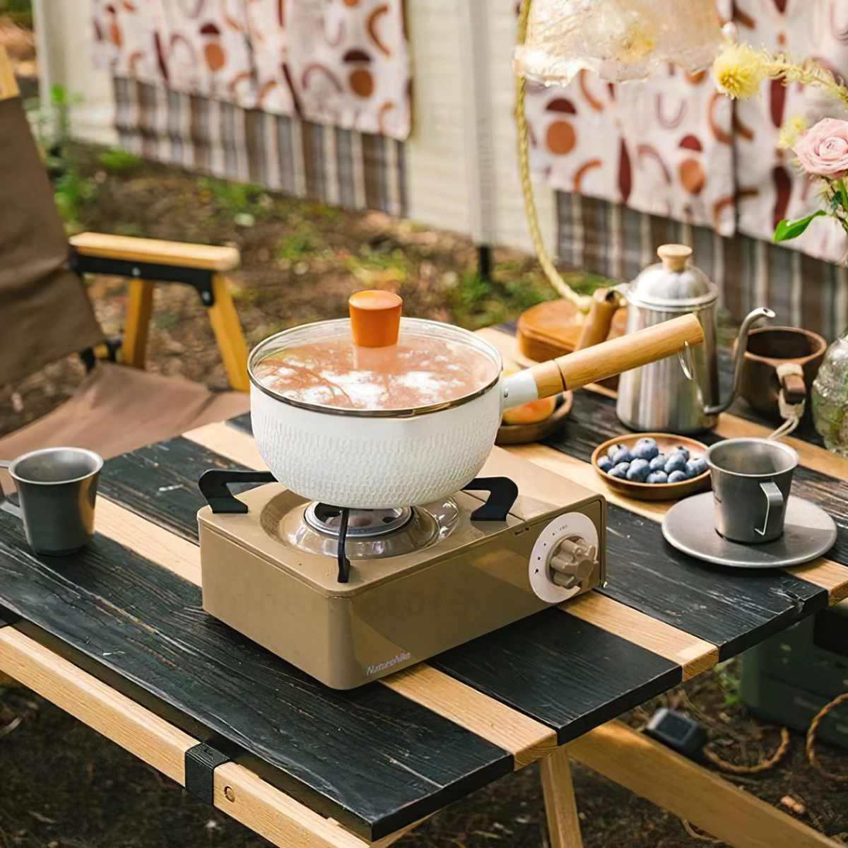 Bếp Gas Mini Cắm Trại Cassette Naturehike