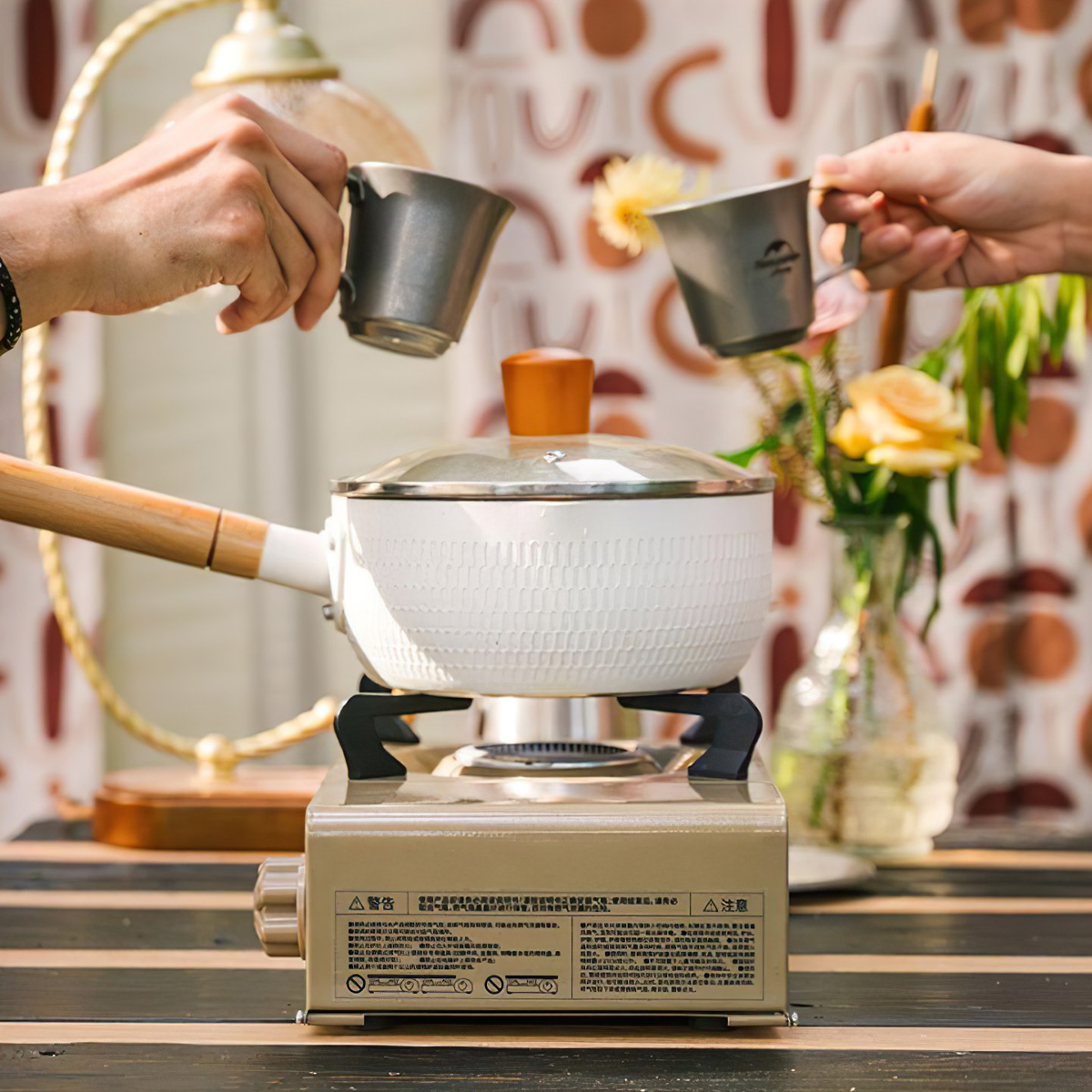 Bếp Gas Mini Cắm Trại Cassette Naturehike