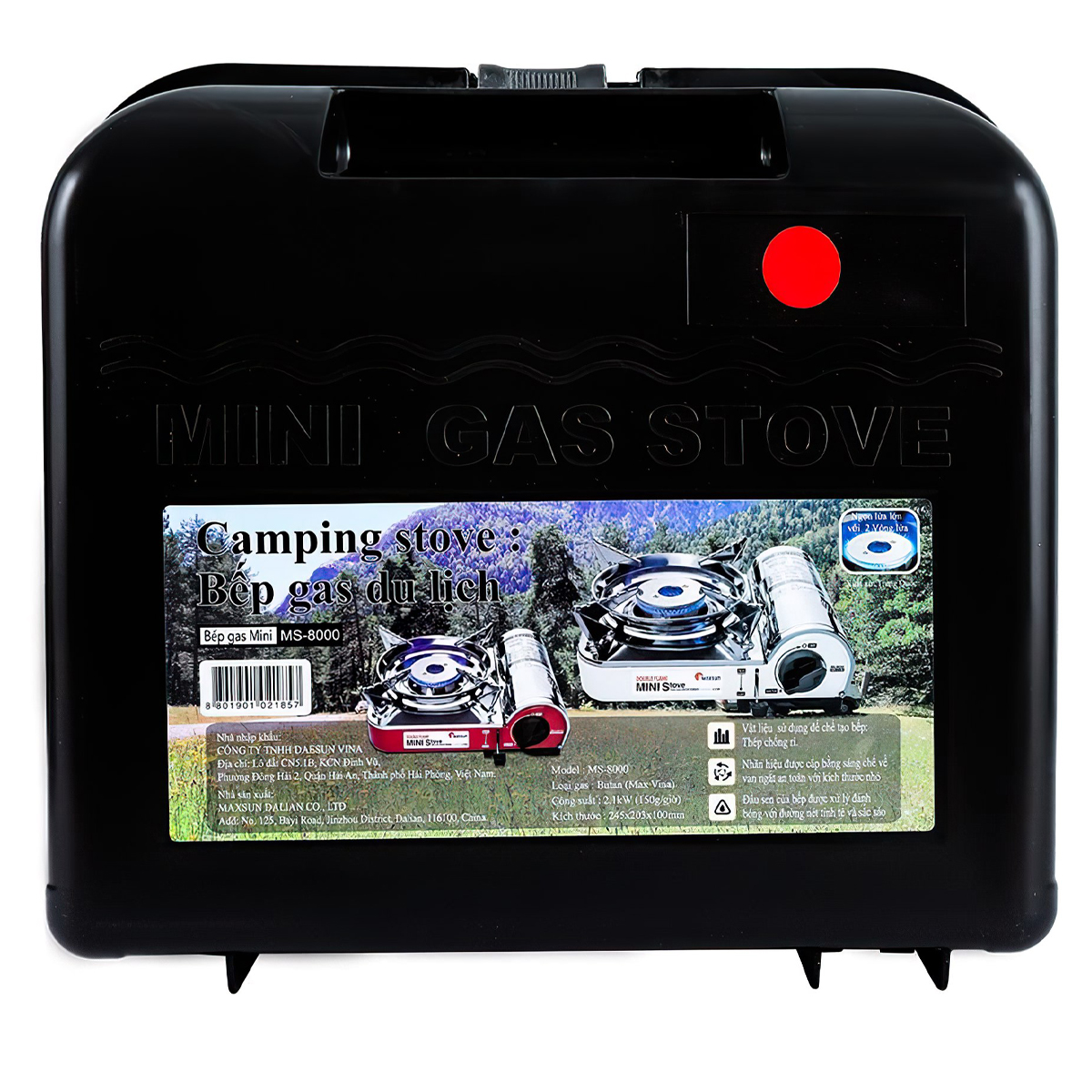 Bếp Gas Cắm Trại Mini Maxsun MS-8000