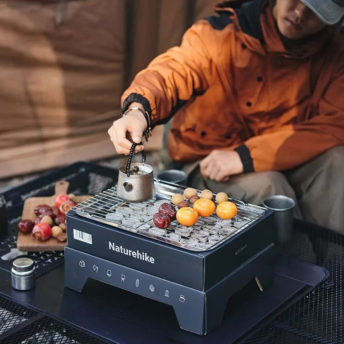 Naturehike CNK2300CW012 Bếp Nướng Cắm Trại BBQ Dùng Một Lần
