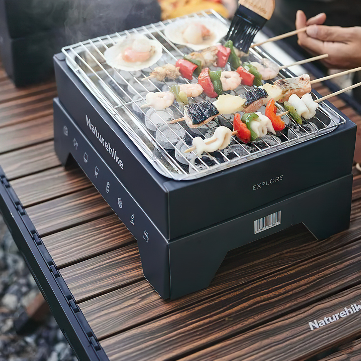 Naturehike CNK2300CW012 Bếp Nướng Cắm Trại BBQ Dùng Một Lần