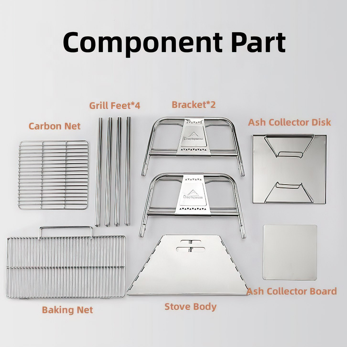 Campingmoon MT-5 Bếp Nướng Cắm Trại  MT5