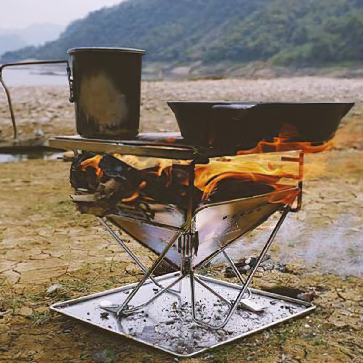 Campingmoon Bếp Nướng Cắm Trại Du Lịch X-Mini Pro