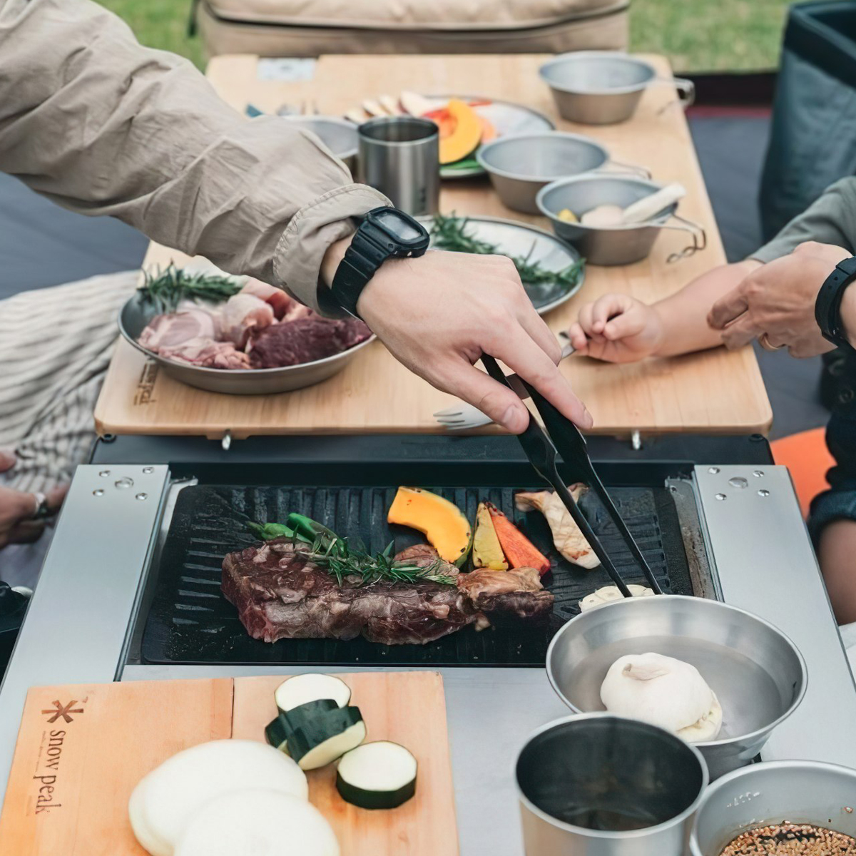 Bếp Nướng Cắm Trại Du Lịch Snowpeak Grill Burner Seppou-En