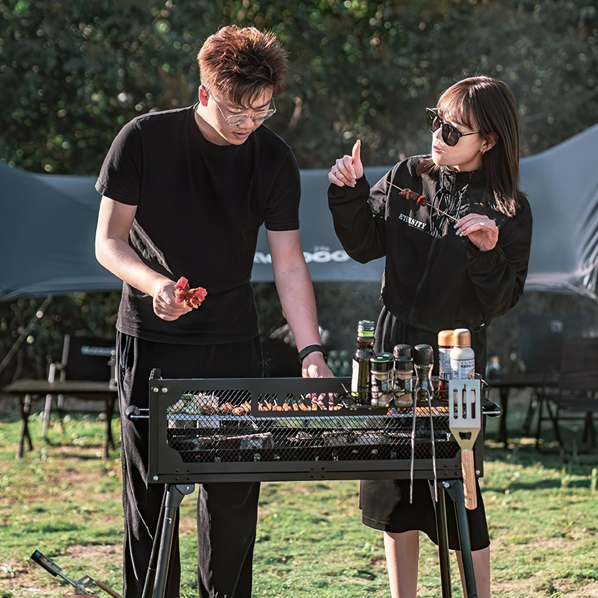 BlackDog BD-SKL003 Bếp Nướng Than Hoa Gấp Gọn Cắm Trại