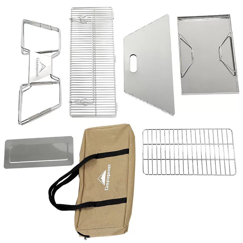 Campingmoon MT-3 Bếp Nướng Dã Ngoại Fold Grill
