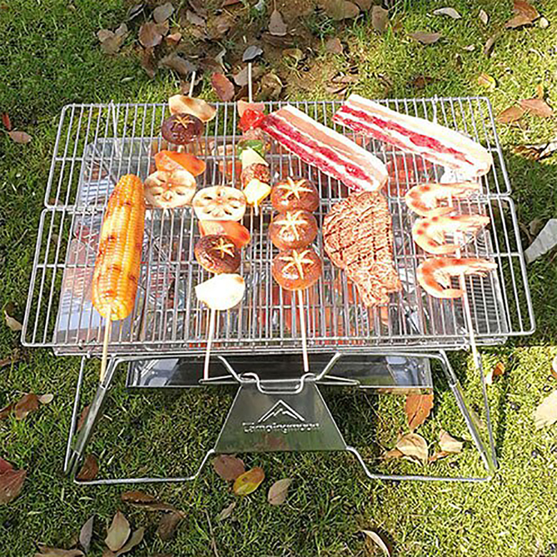Campingmoon MT-3 Bếp Nướng Dã Ngoại Fold Grill