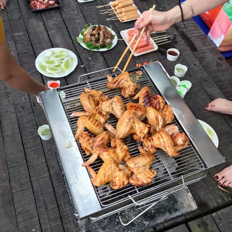 Bếp Nướng Cắm Trại Gấp Gọn Campingmoon Folding Burning Fire MT-045