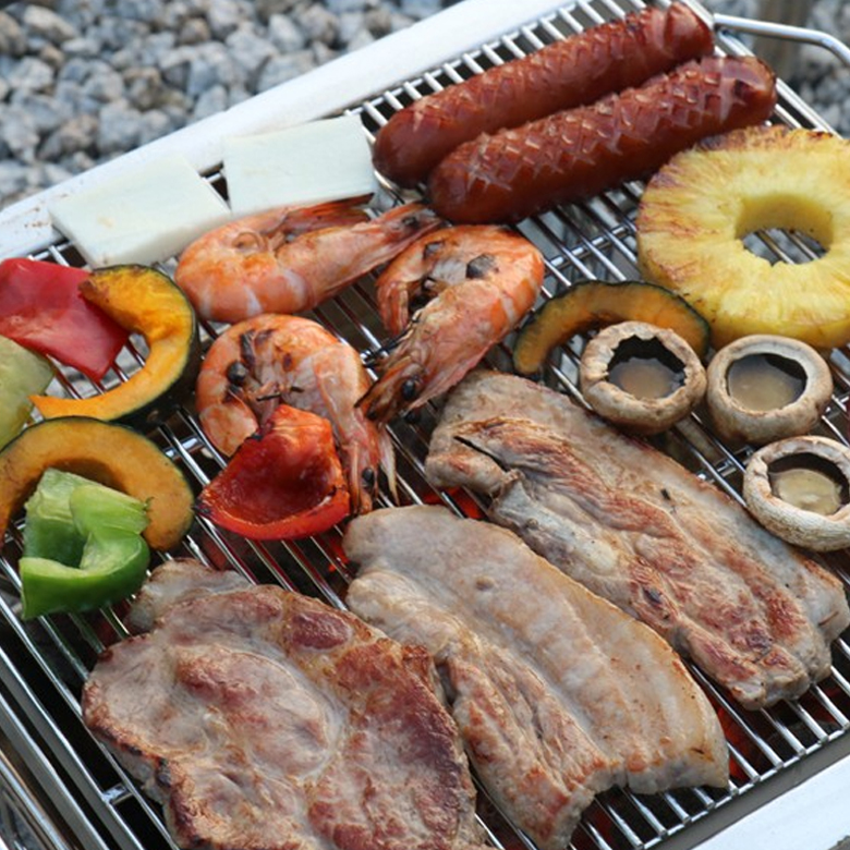 Bếp Nướng Cắm Trại Gấp Gọn Campingmoon Folding Burning Fire MT-045