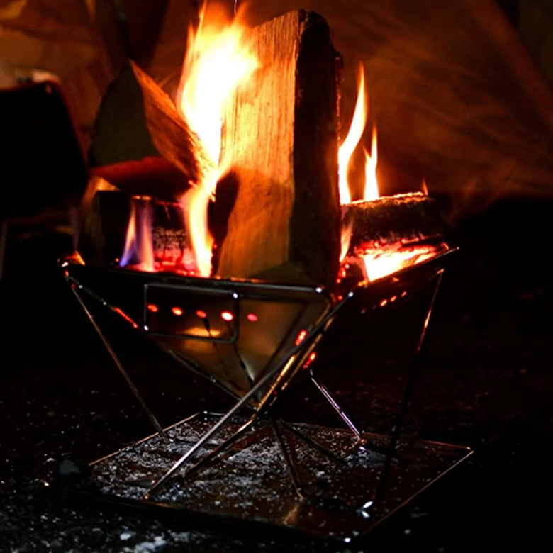Bếp Nướng Cắm Trại Gấp Gọn Campingmoon Folding Burning Fire MT-045