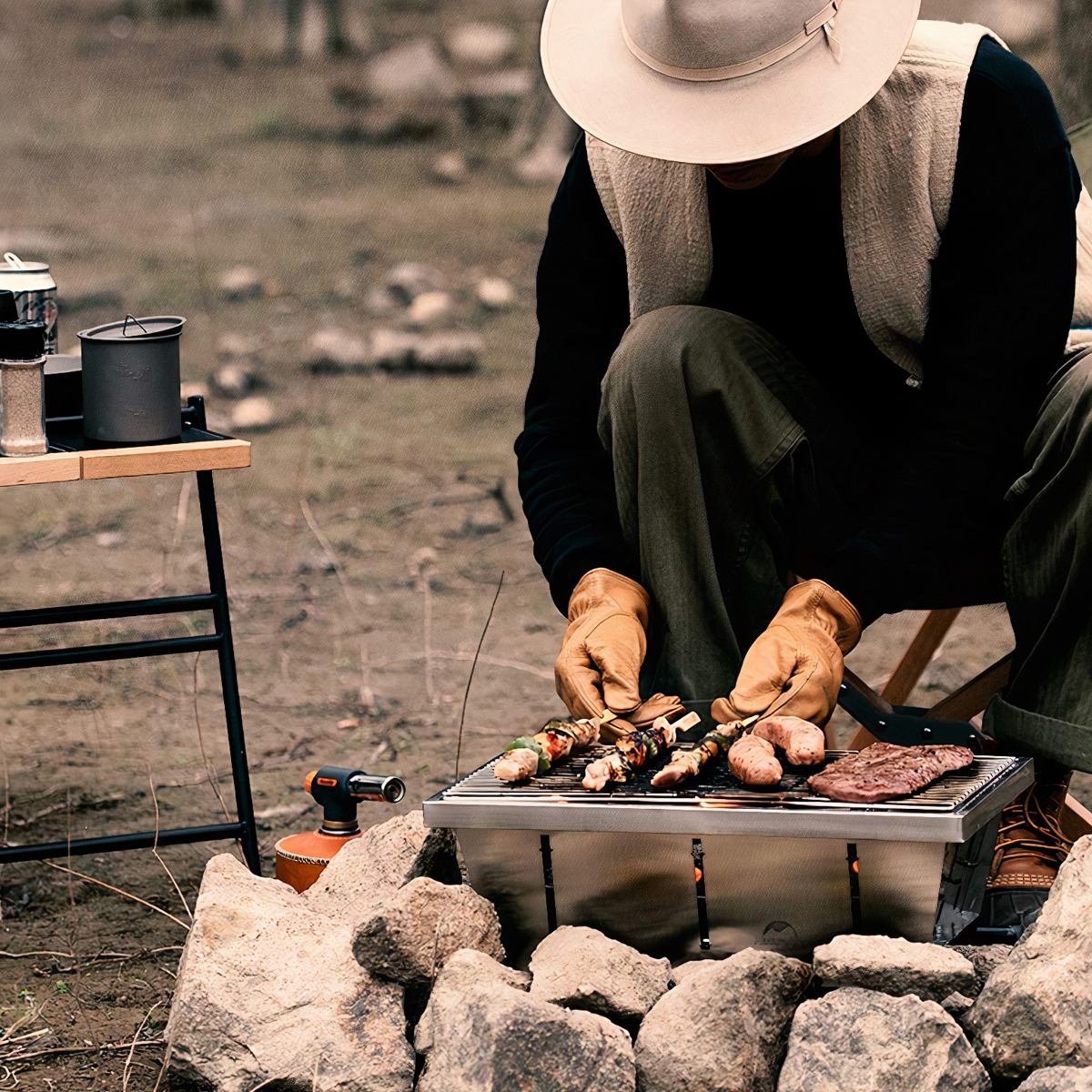 Bếp Nướng Dùng Mang Theo Cắm Trại - Dã Ngoại Naturehike