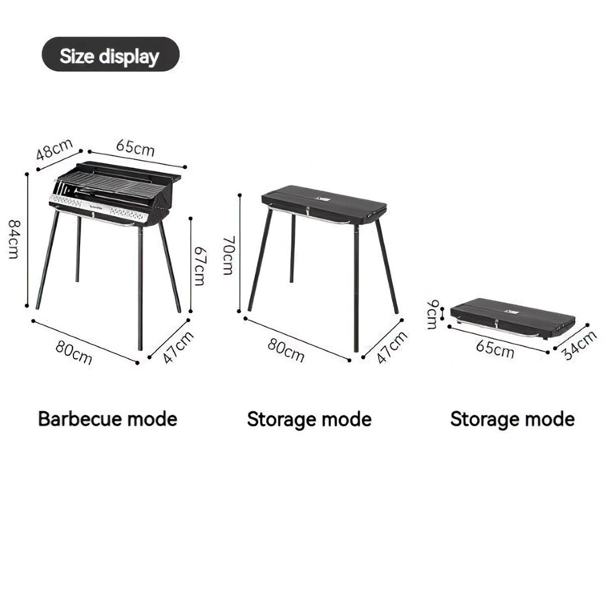 Naturehike Bếp Nướng Than BBQ Cắm Trại CNK2300015