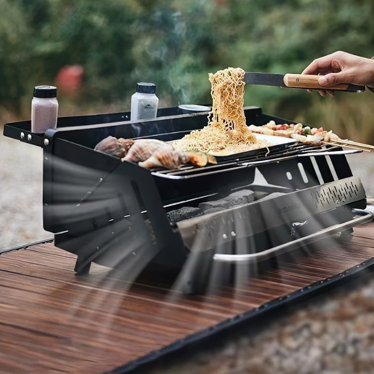 Naturehike Bếp Nướng Than BBQ Cắm Trại CNK2300015