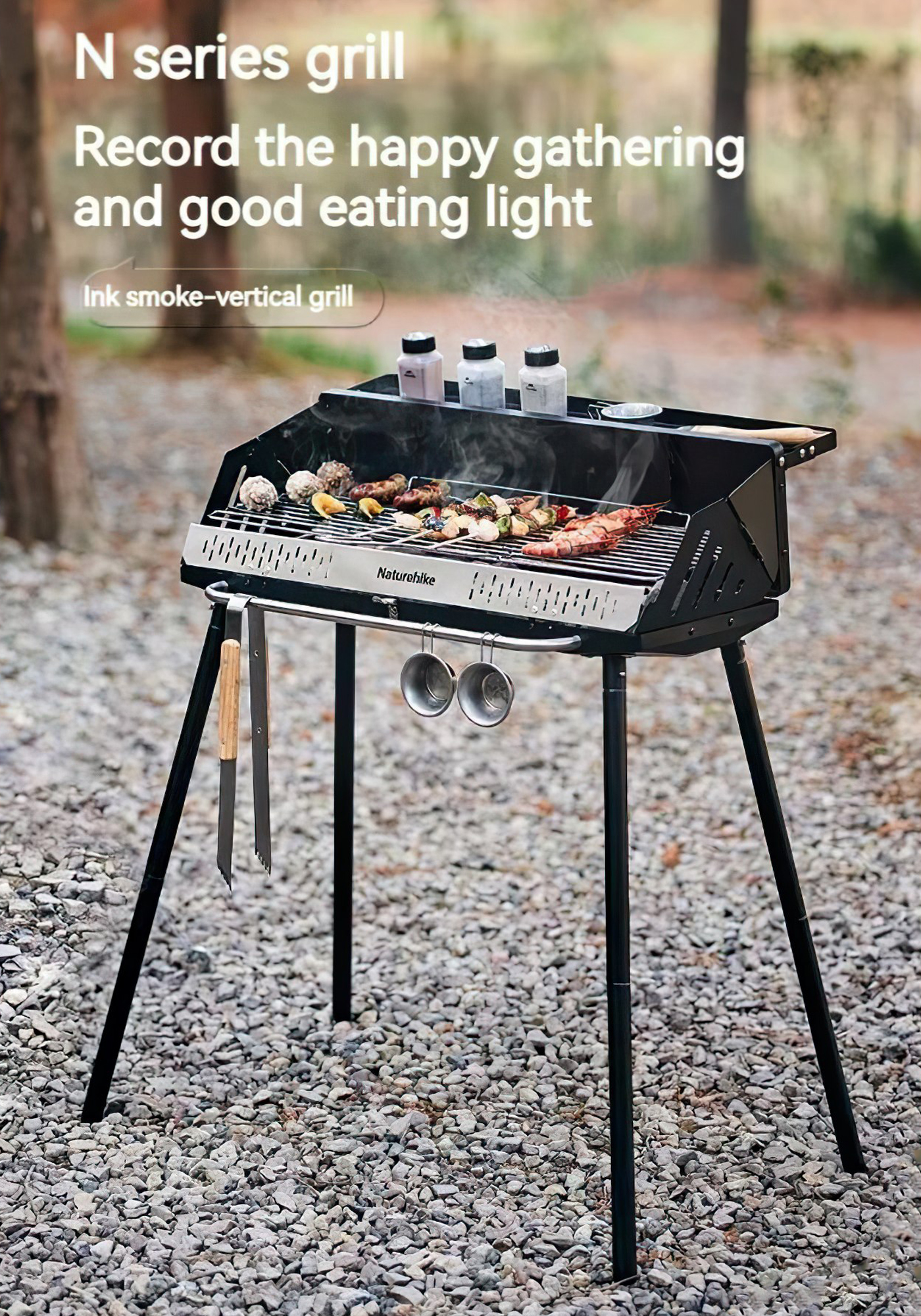 Naturehike Bếp Nướng Than BBQ Cắm Trại CNK2300015