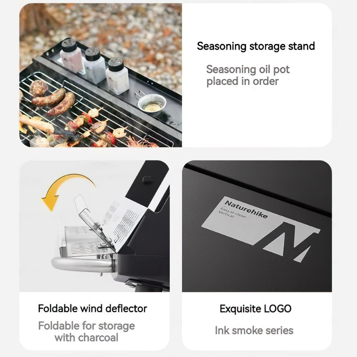 Naturehike Bếp Nướng Than BBQ Cắm Trại CNK2300015