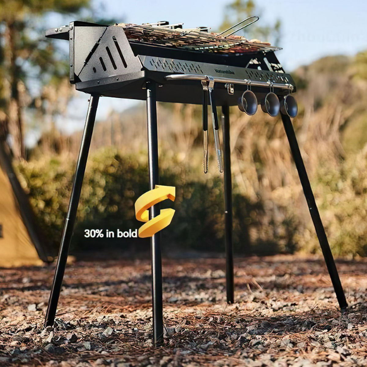 Naturehike Bếp Nướng Than BBQ Cắm Trại CNK2300015