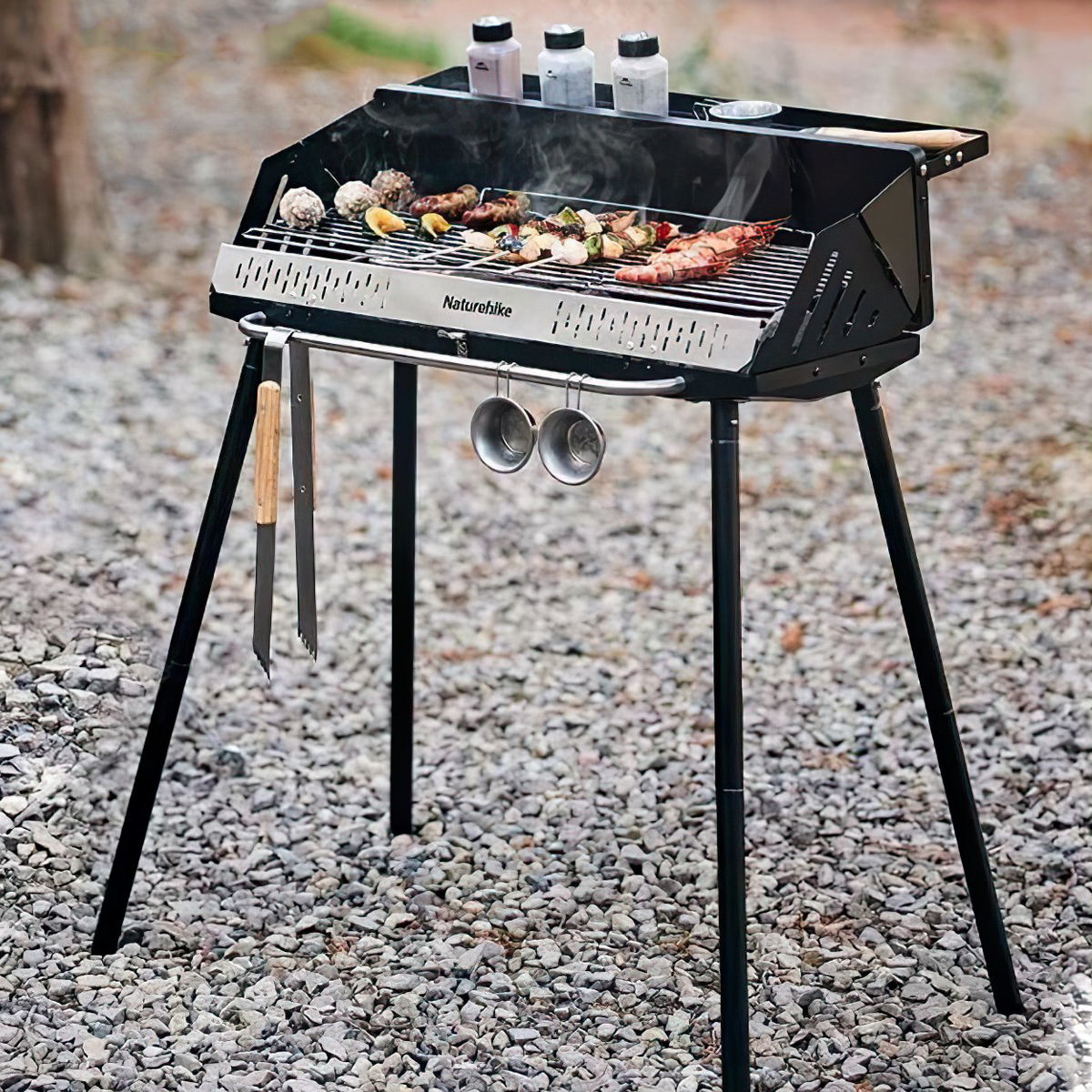 Naturehike Bếp Nướng Than BBQ Cắm Trại CNK2300015