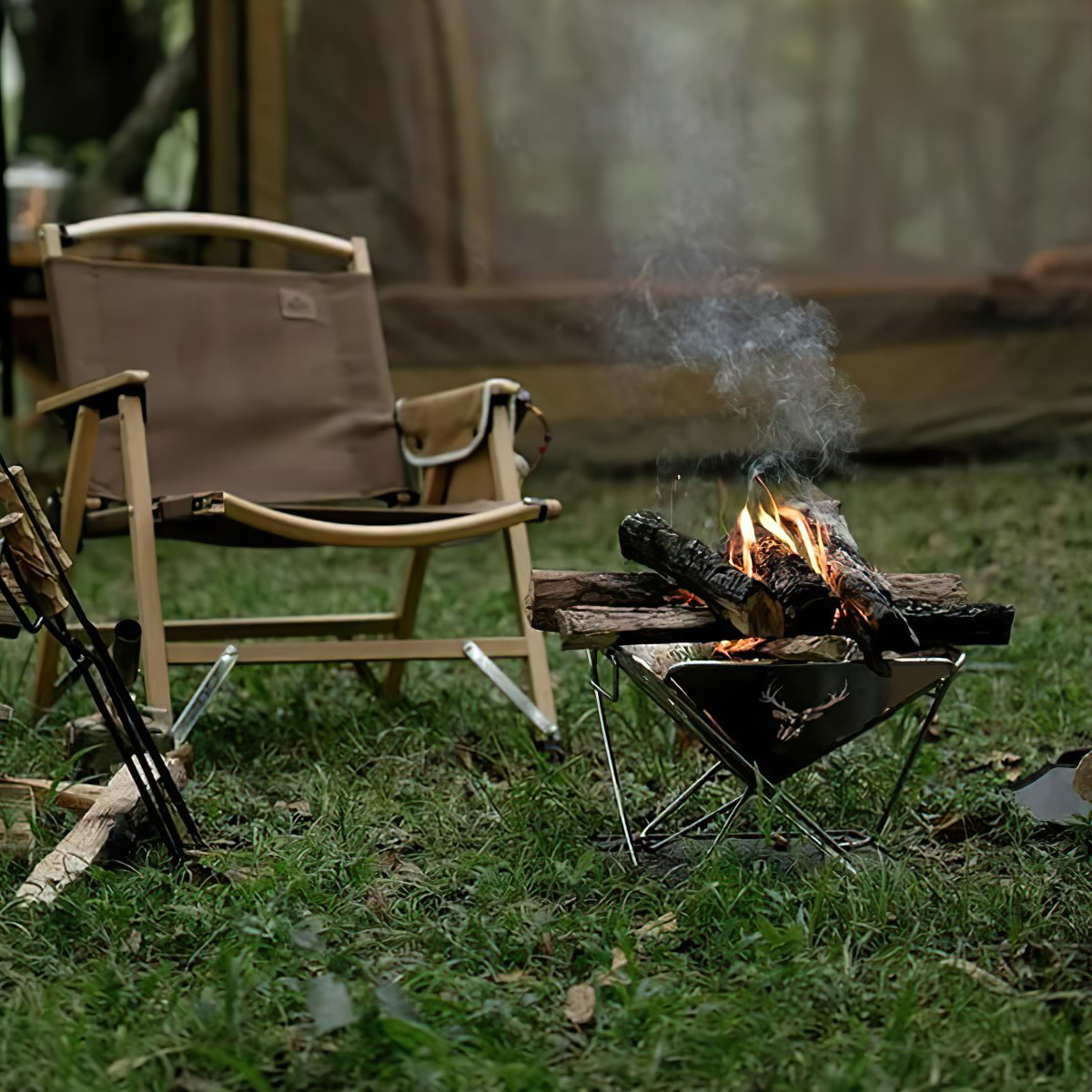 Naturehike Bếp Nướng Than Xếp Gọn Cắm Trại NH20PJ121