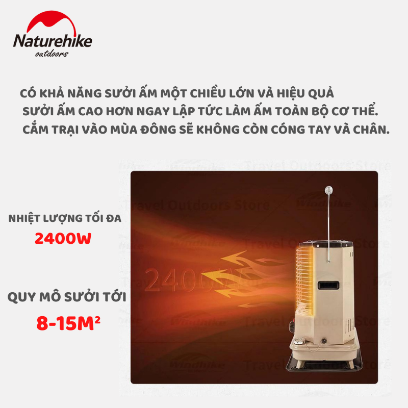 Naturehike Bếp Sưởi Cắm Trại Sử Dụng Dầu Hoả