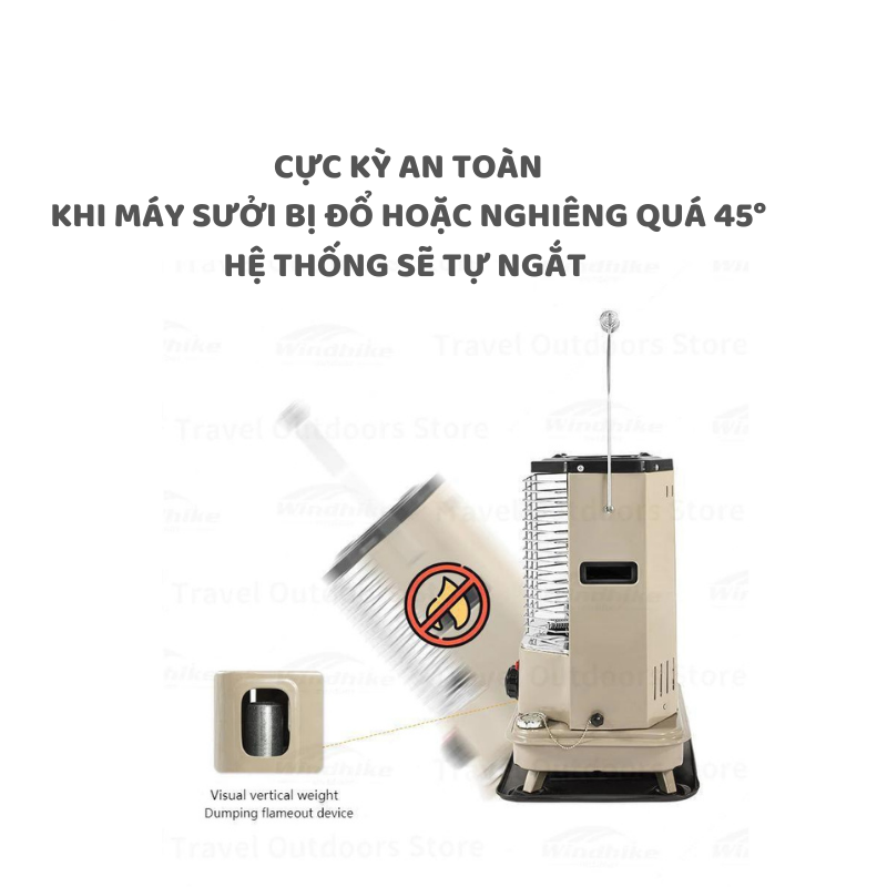 Naturehike Bếp Sưởi Cắm Trại Sử Dụng Dầu Hoả