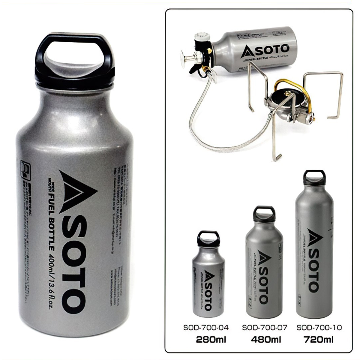 Bình Đựng Nhiên Liệu Cắm Trại Du Lịch Soto Fuel Bottle