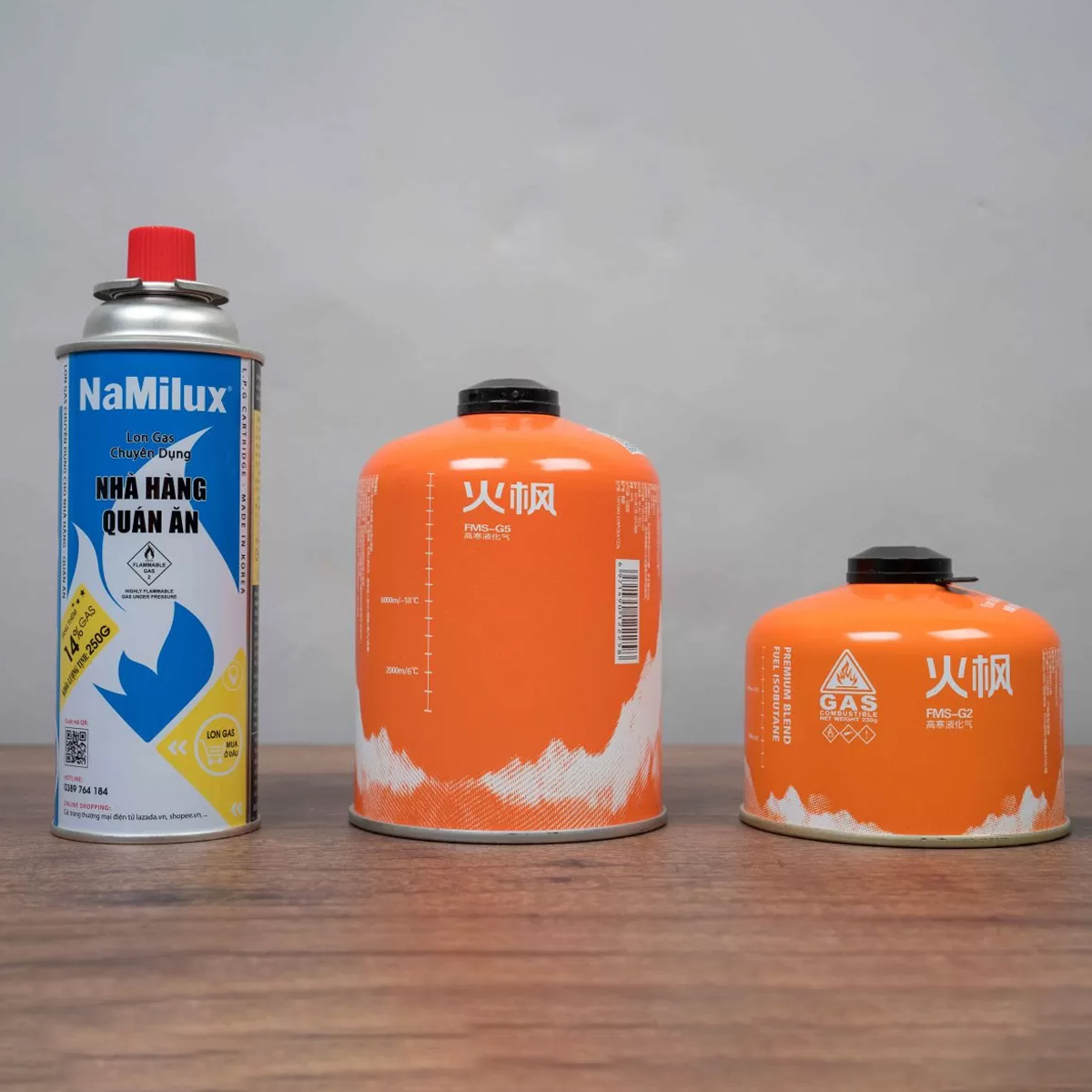 Bình Gas Mini Cắm Trại Fire Maple Fms G5 (450 Gram)