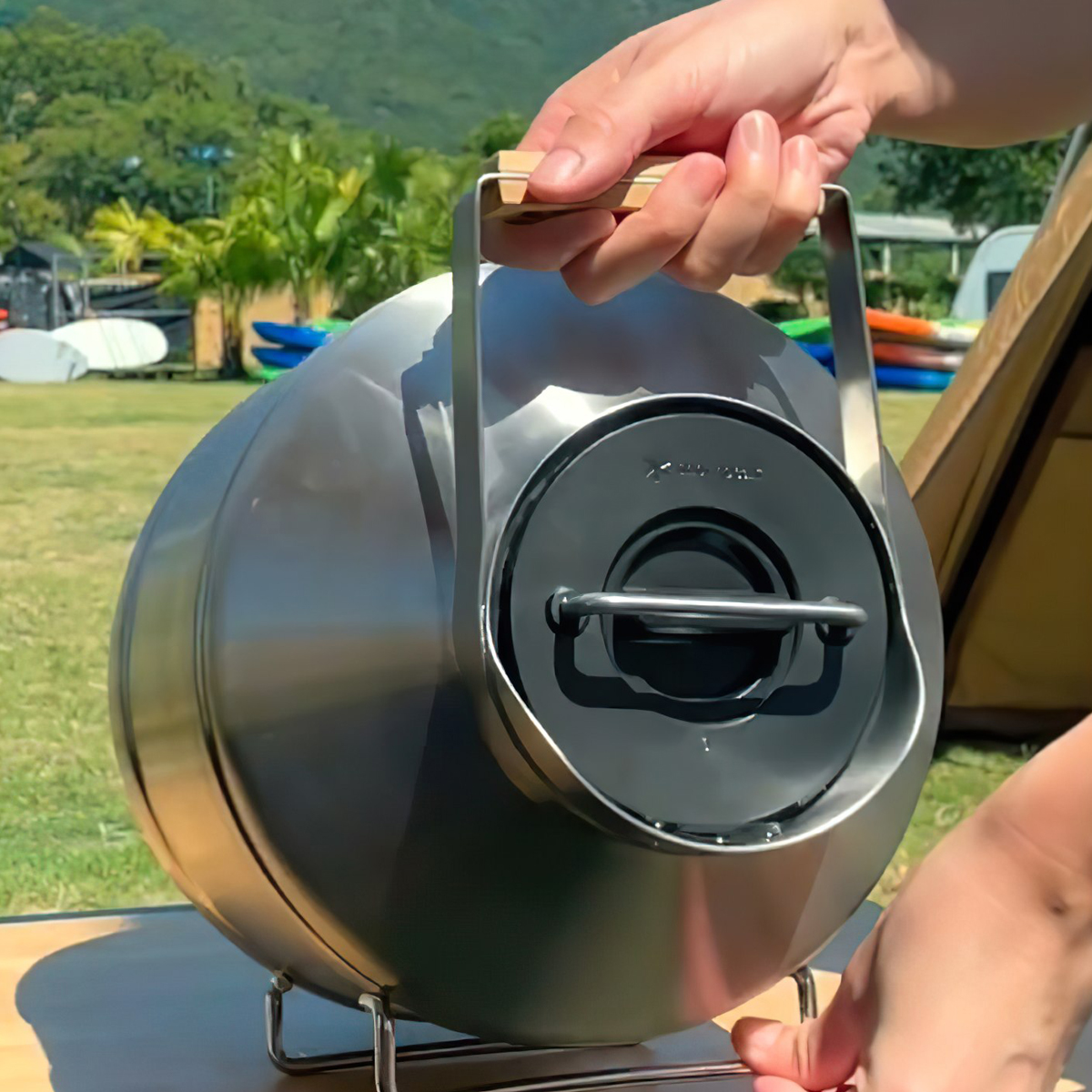 Bình Giữ Nhiệt Cắm Trại Du Lịch Snowpeak Shimo Tank 4700