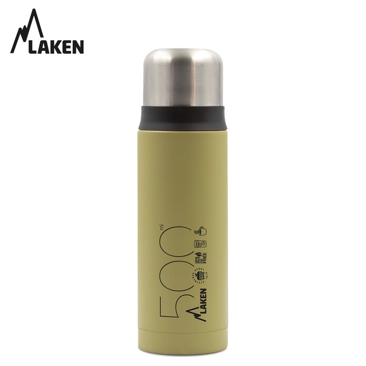 Bình Giữ Nhiệt Cắm Trại Laken Liquids Flask Cap-Mug 0.5L, 0.75L, 1L