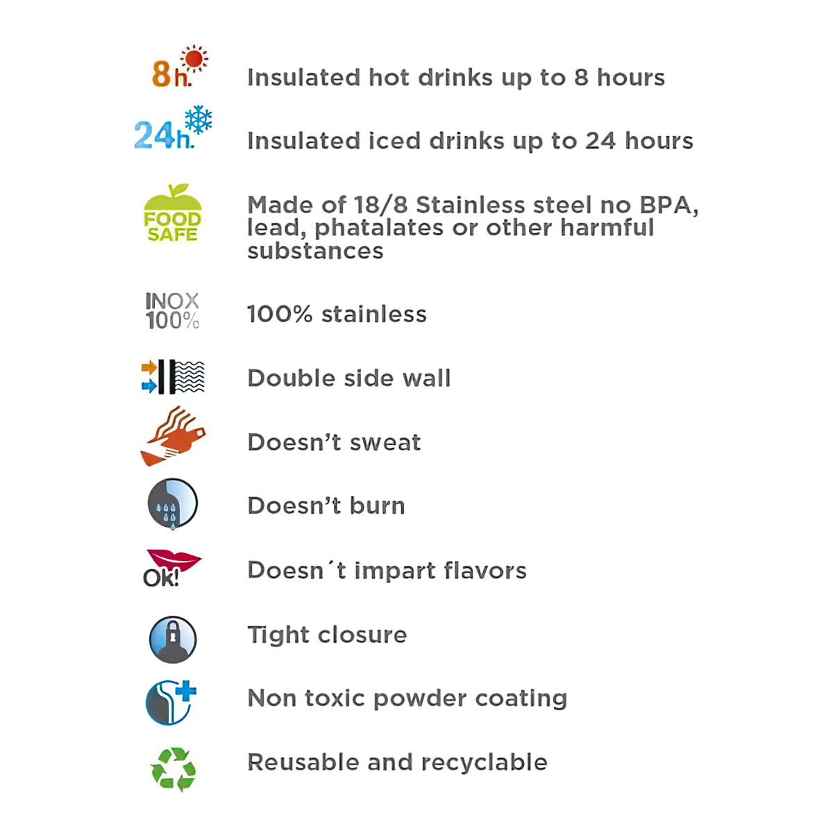 Bình Giữ Nhiệt Cắm trại LakenJoy Thermo 500ml